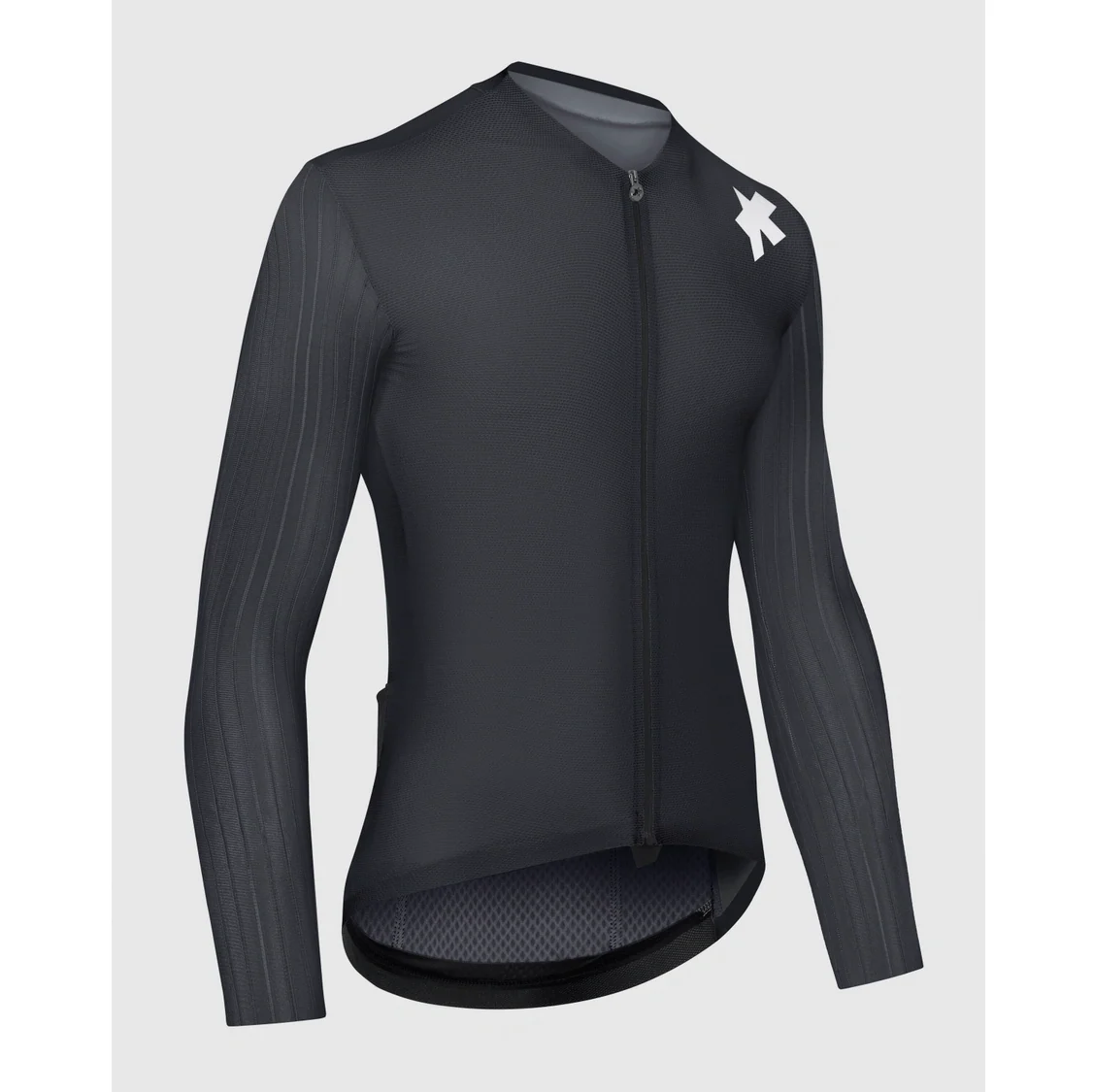 Maillot ASSOS EQUIPE RS S11 Manches Longues Noir/Gris - Image 4