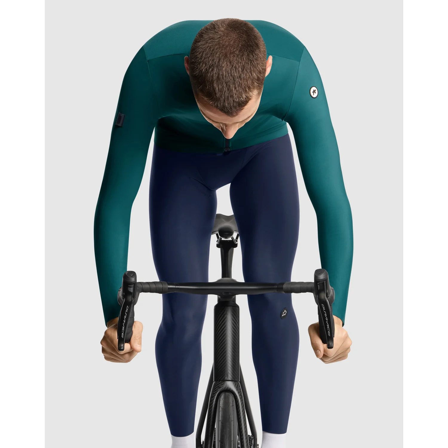 Maillot ASSOS MILLE GT SPRING FALL C2 Manches Longues Foundation Green - Image 6