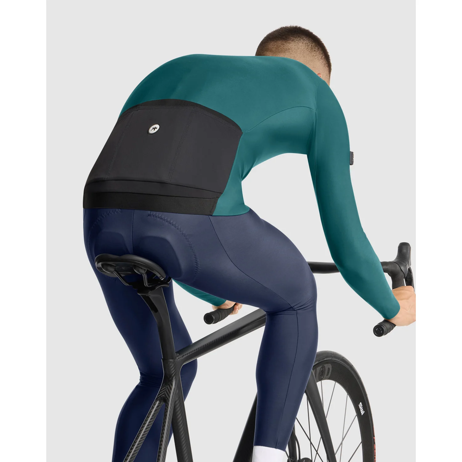 Maillot ASSOS MILLE GT SPRING FALL C2 Manches Longues Foundation Green - Image 7