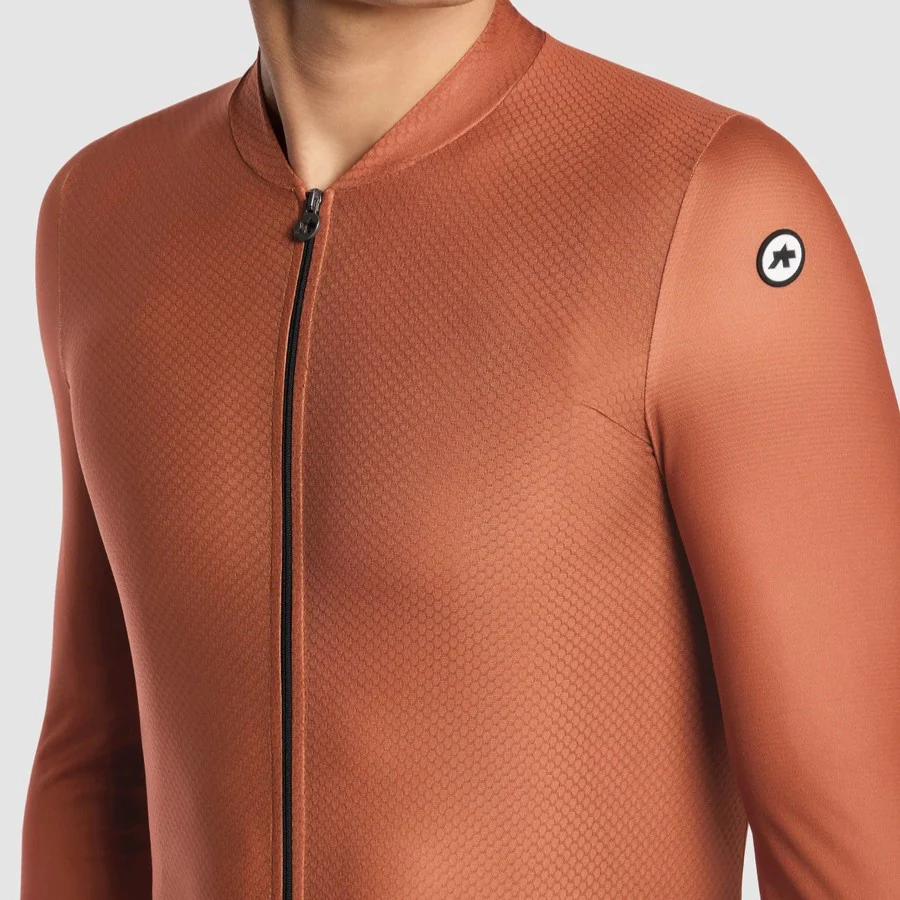 Maillot ASSOS MILLE GT S11 Manches Longues Rusty Brown - Image 5