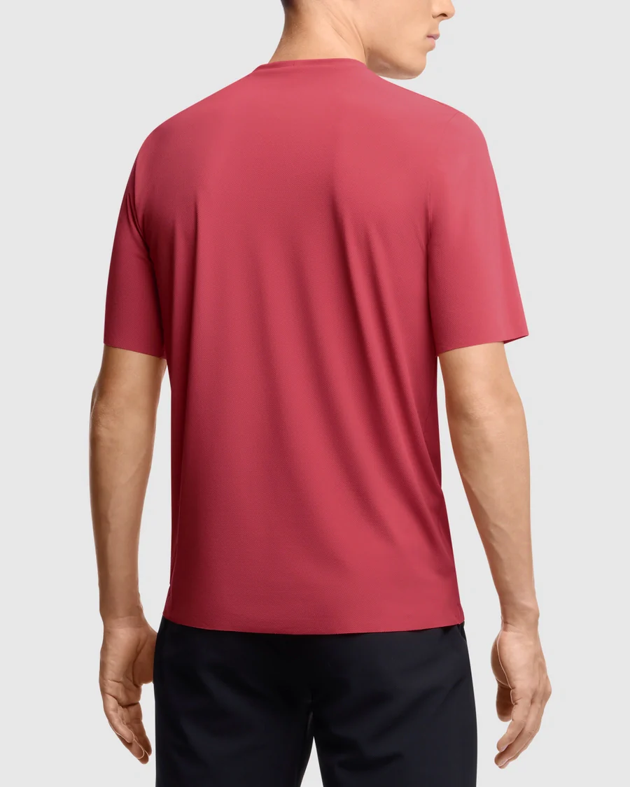 Maillot ASSOS TACTICA POST RIDE T5 Manches Courtes Deep Berry - Image 6