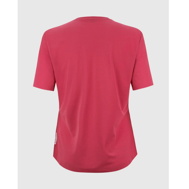 Maillot ASSOS TACTICA POST RIDE T5 Manches Courtes Femme Berry - Image 2