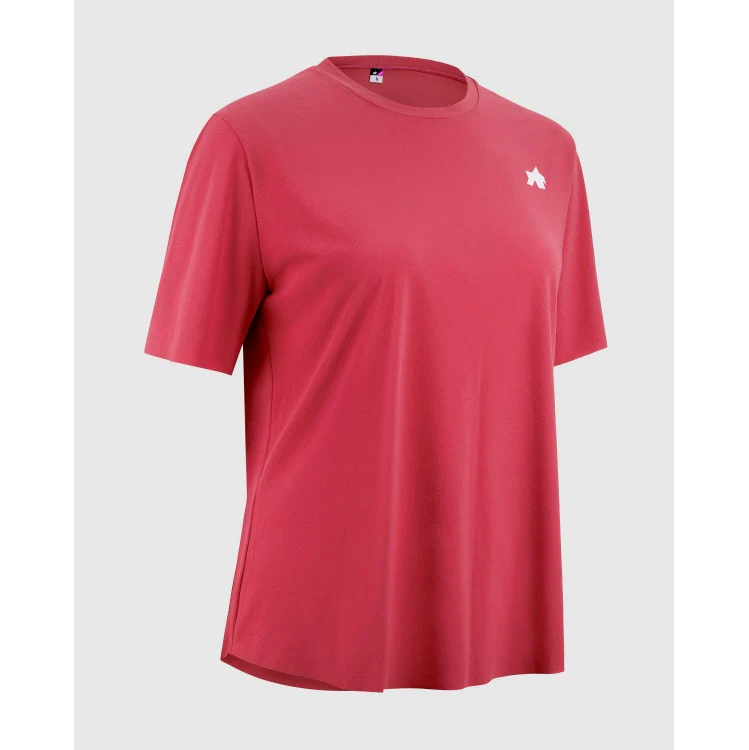 Maillot ASSOS TACTICA POST RIDE T5 Manches Courtes Femme Berry - Image 4