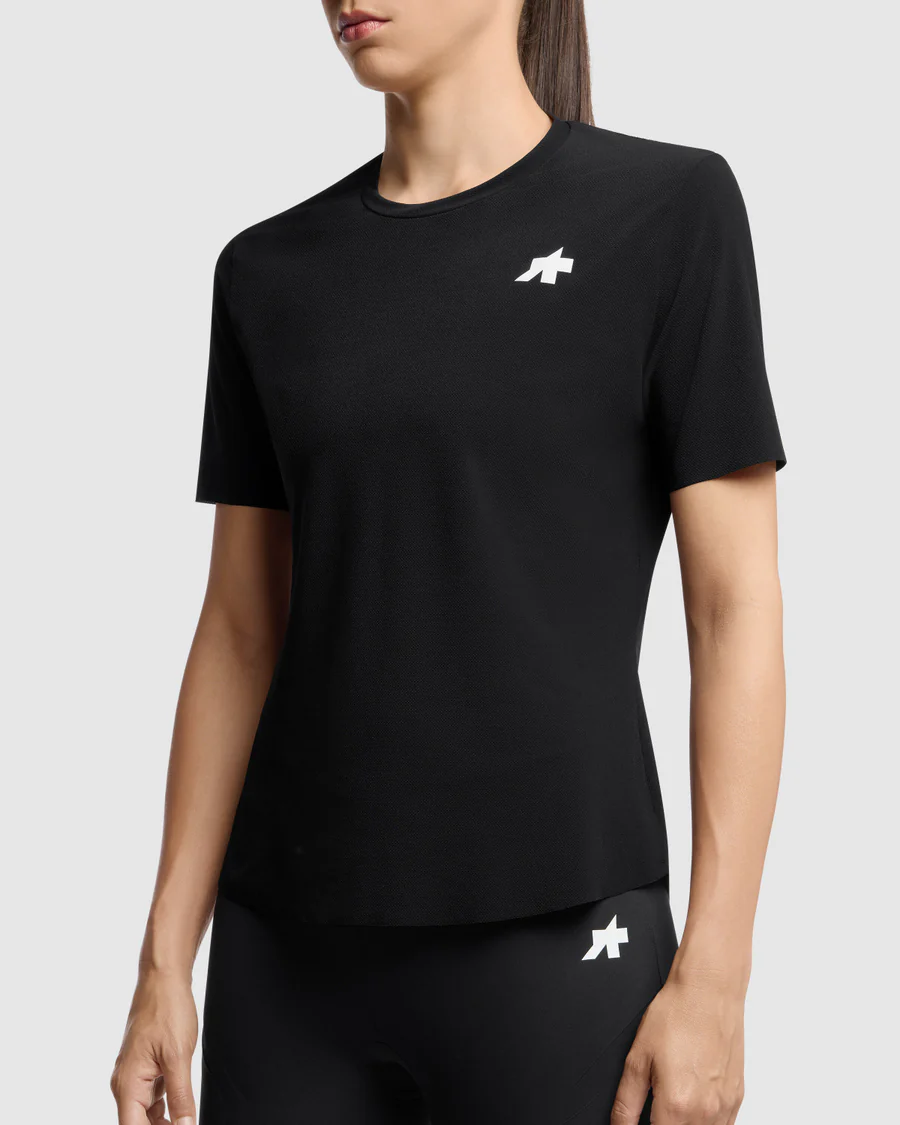 Maillot ASSOS TACTICA POST RIDE T5 Manches Courtes Femme Noir - Image 5