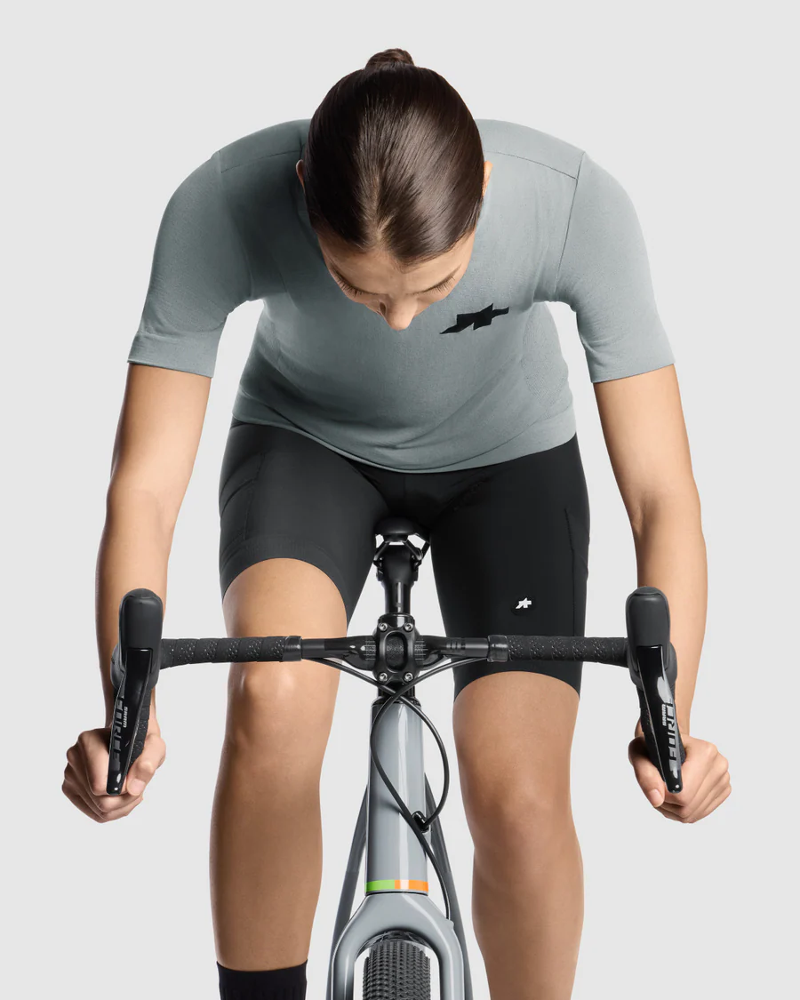 Maillot ASSOS TACTICA TECH T5 Manches Courtes Femme Gris - Image 5