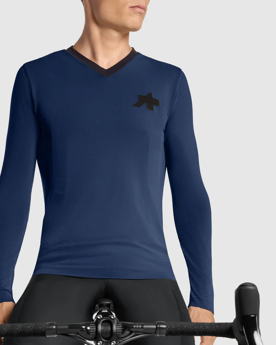 Maillot ASSOS TACTICA TECH T5 Manches Longues Bleu - Image 8
