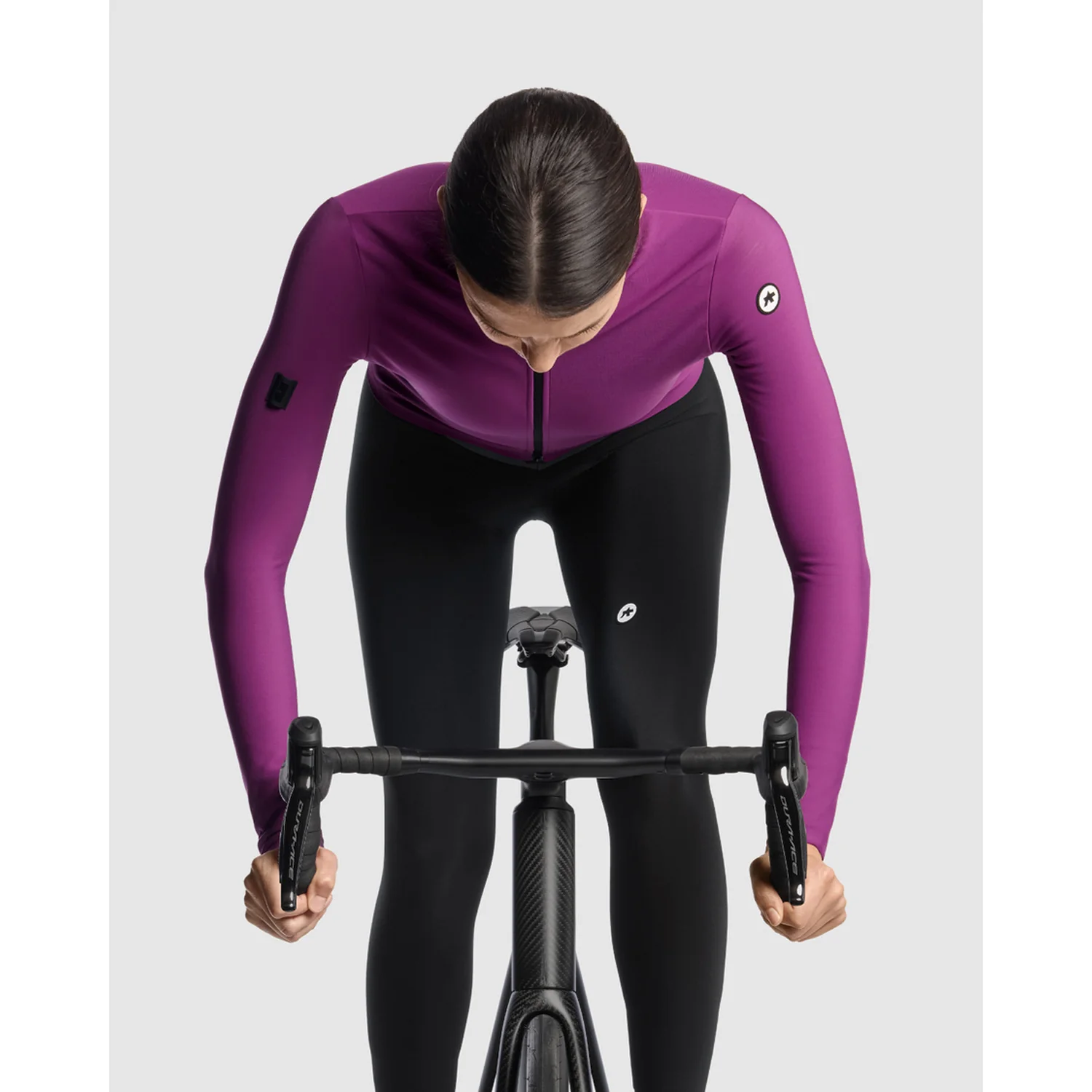 Maillot ASSOS UMA GT SPRING FALL C2 Manches Longues Femme Alchemy Purple - Image 9