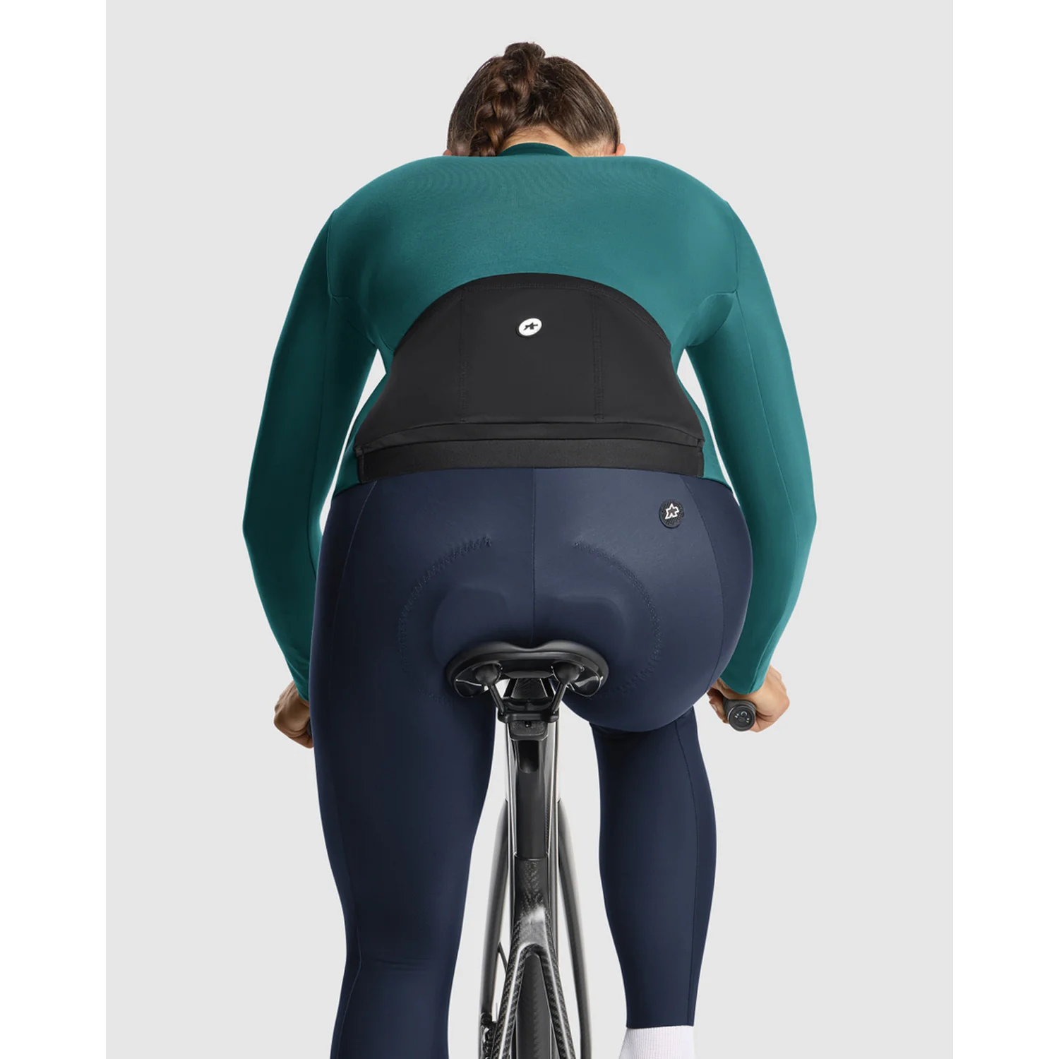 Maillot ASSOS UMA GT SPRING FALL C2 Manches Longues Femme Foundation Green - Image 7