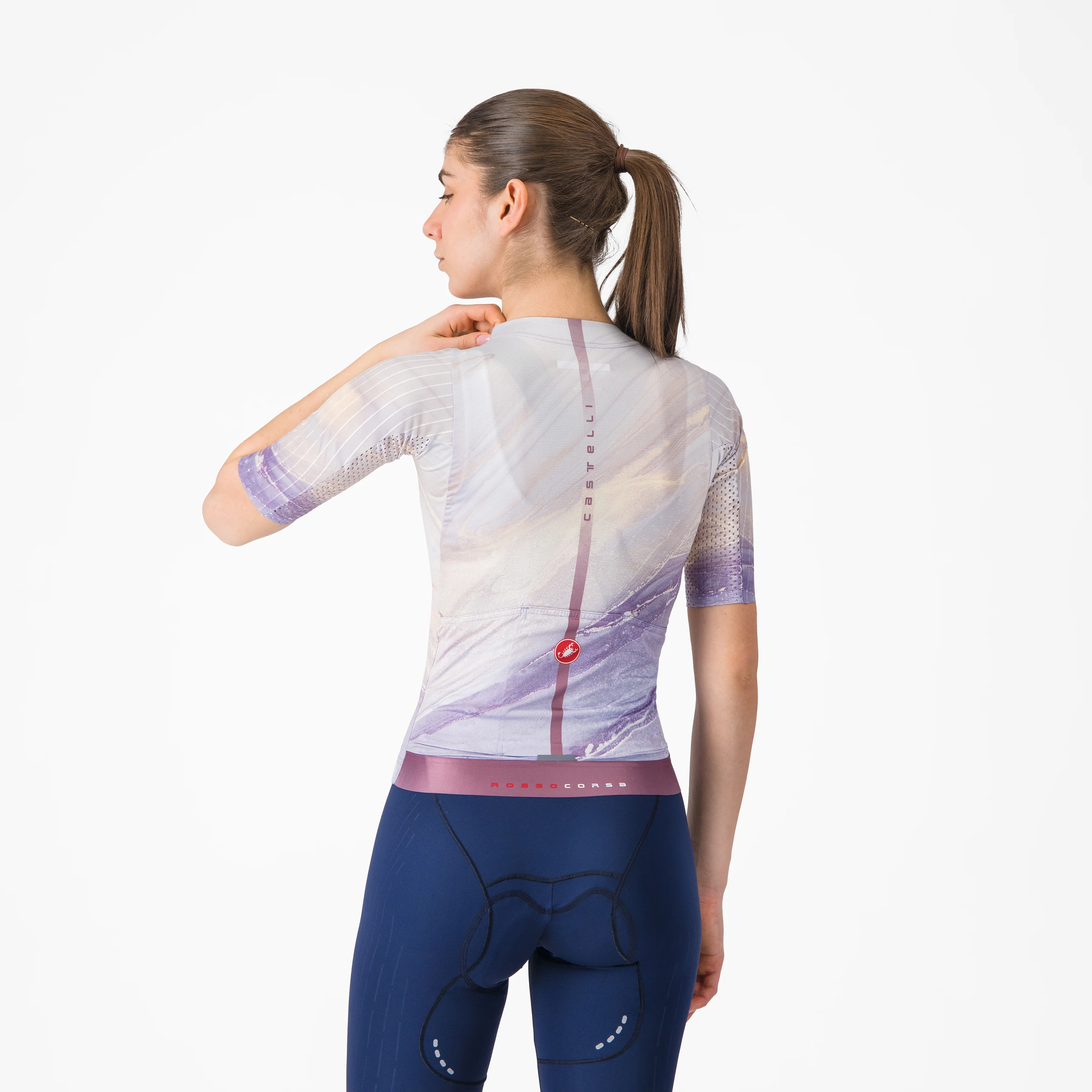 Maillot CASTELLI AERO PRO 8S Femme Manches Courtes Multicouleur - Image 3