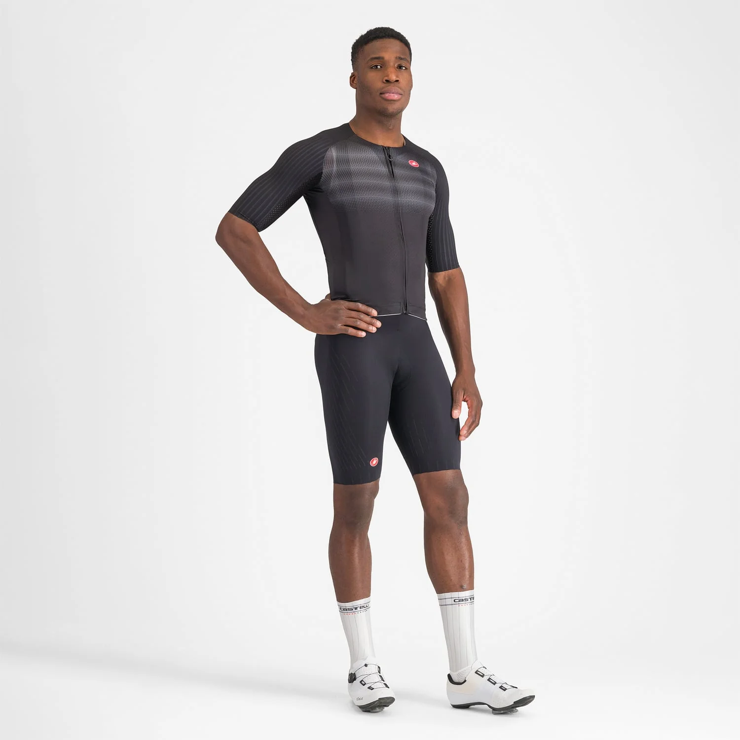 Maillot CASTELLI AERO RACE 8S Manches Courtes Noir - Image 2