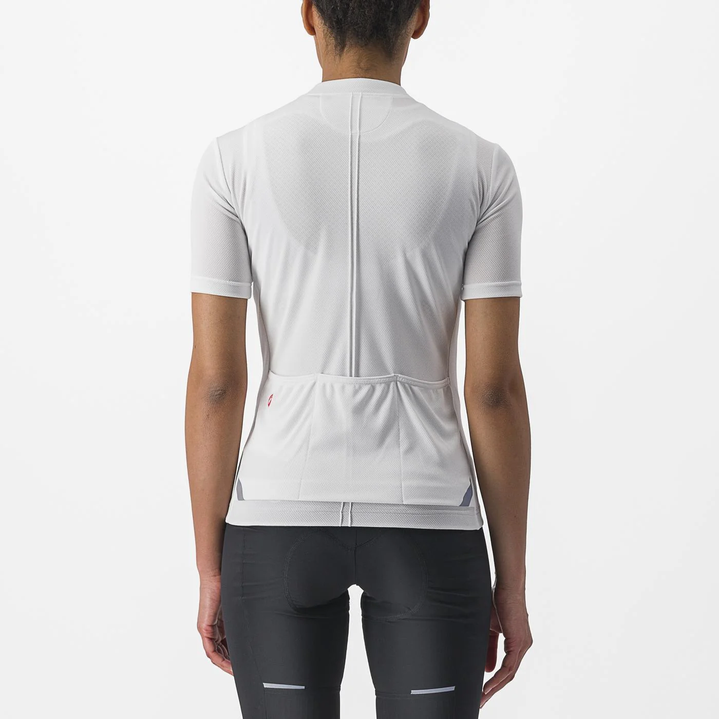 Maillot CASTELLI ANIMA 4 Femme Manches Courtes Blanc - Image 3