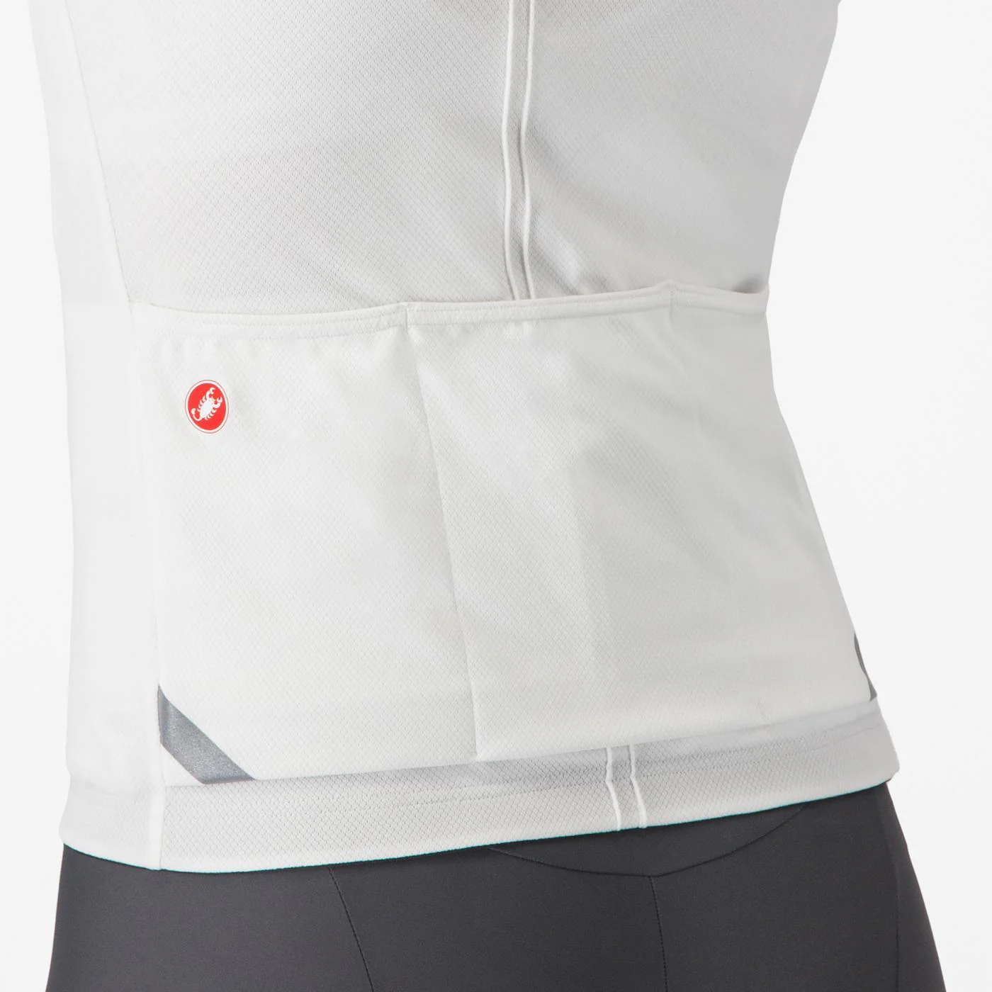 Maillot CASTELLI ANIMA 4 Femme Manches Courtes Blanc - Image 8