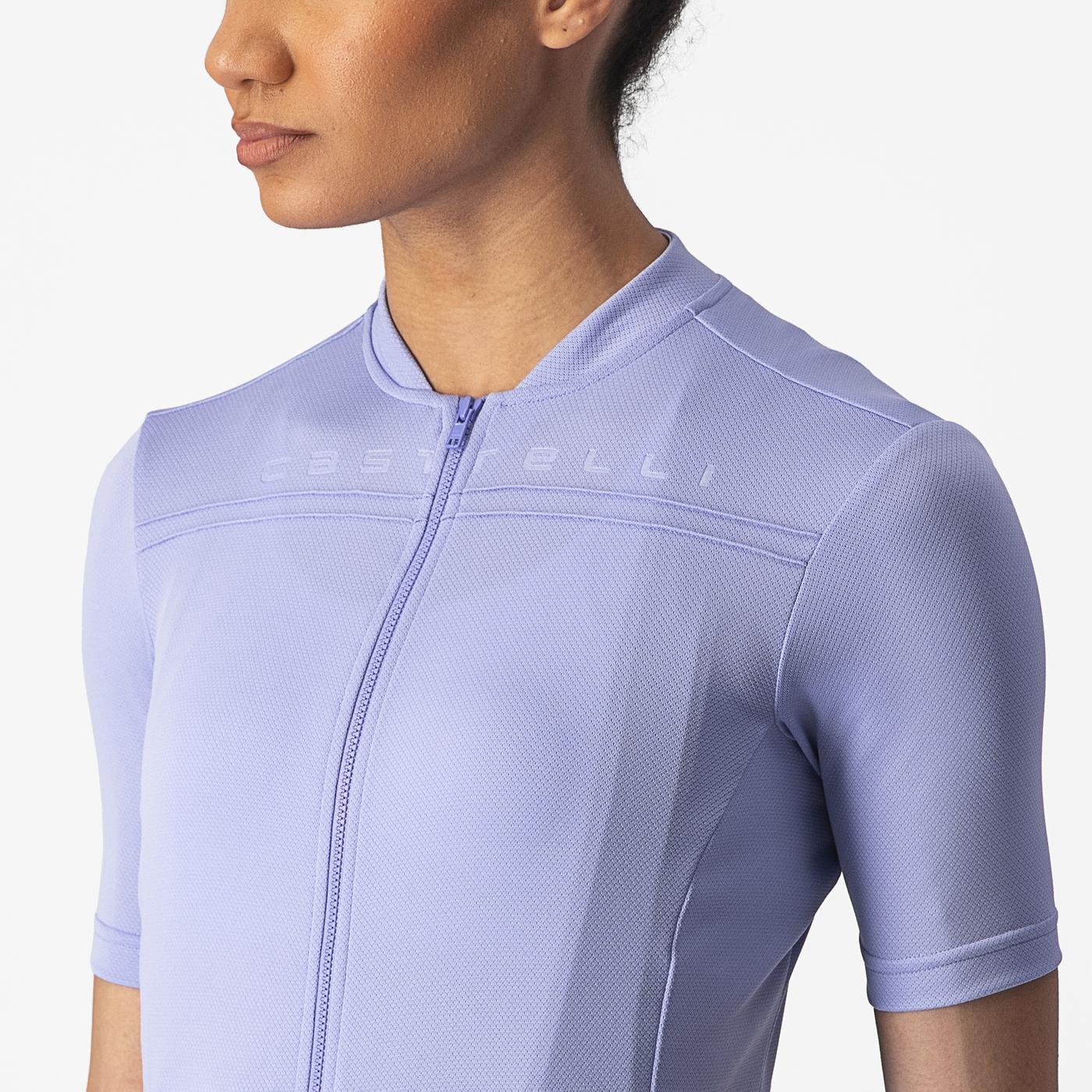 Maillot CASTELLI ANIMA 4 Femme Manches Courtes Violet - Image 8