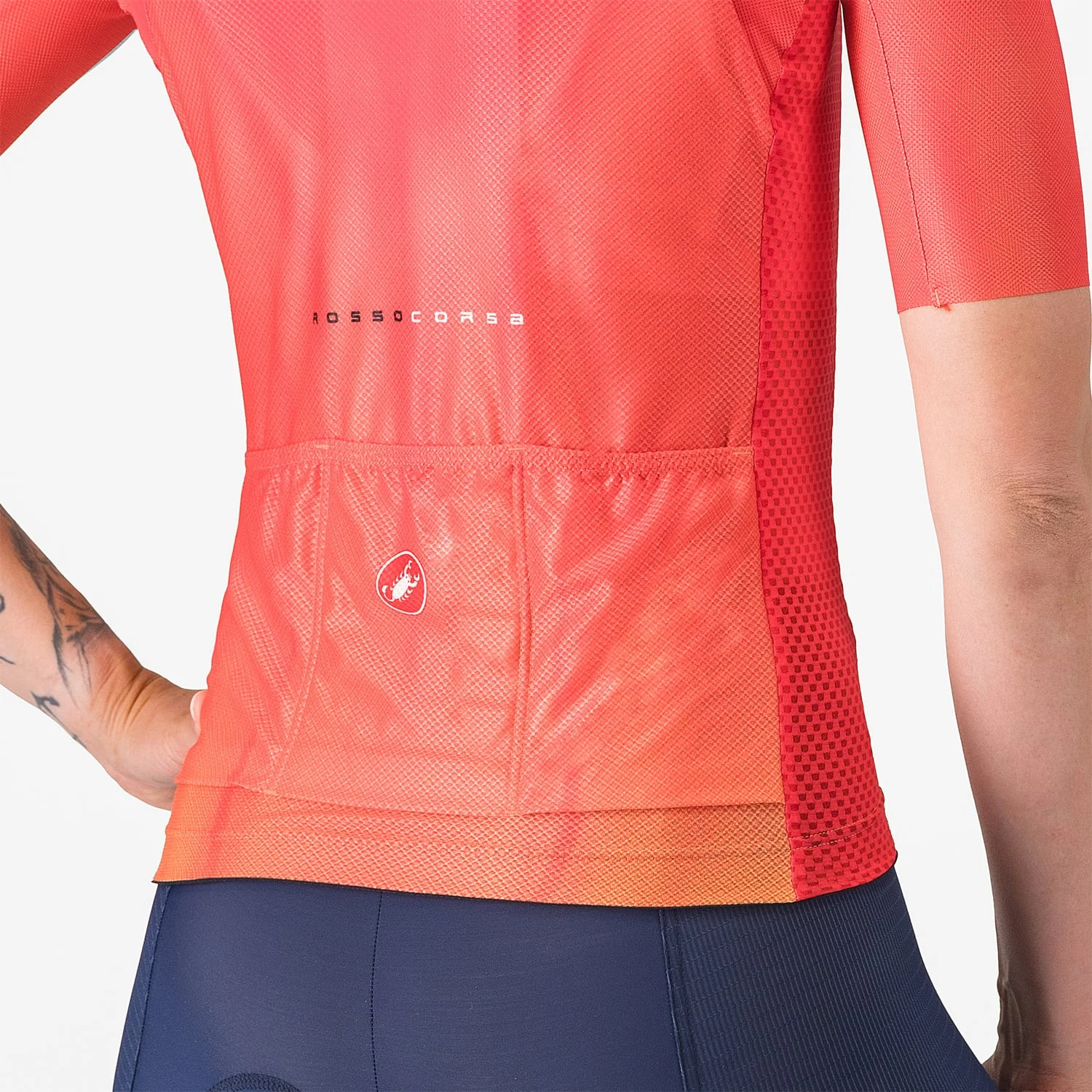 Maillot CASTELLI CLIMBER'S A/C Femme Manches Courtes Hibiscus - Image 5