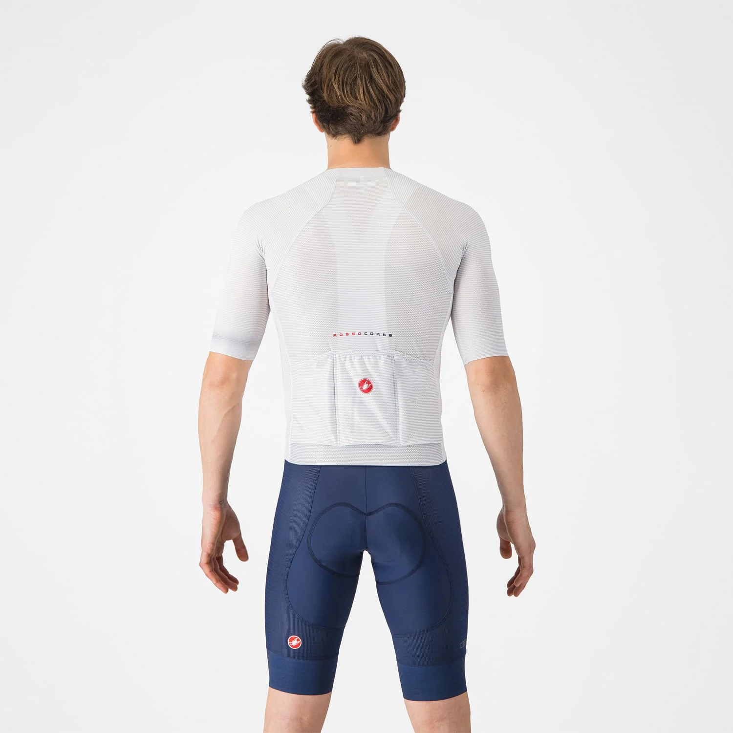 Maillot CASTELLI CLIMBER'S A/C Manches Courtes Gris - Image 2