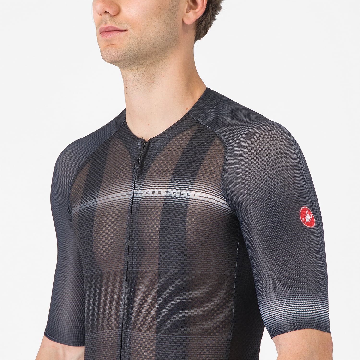 Maillot CASTELLI CLIMBER'S A/C Manches Courtes Noir - Image 4