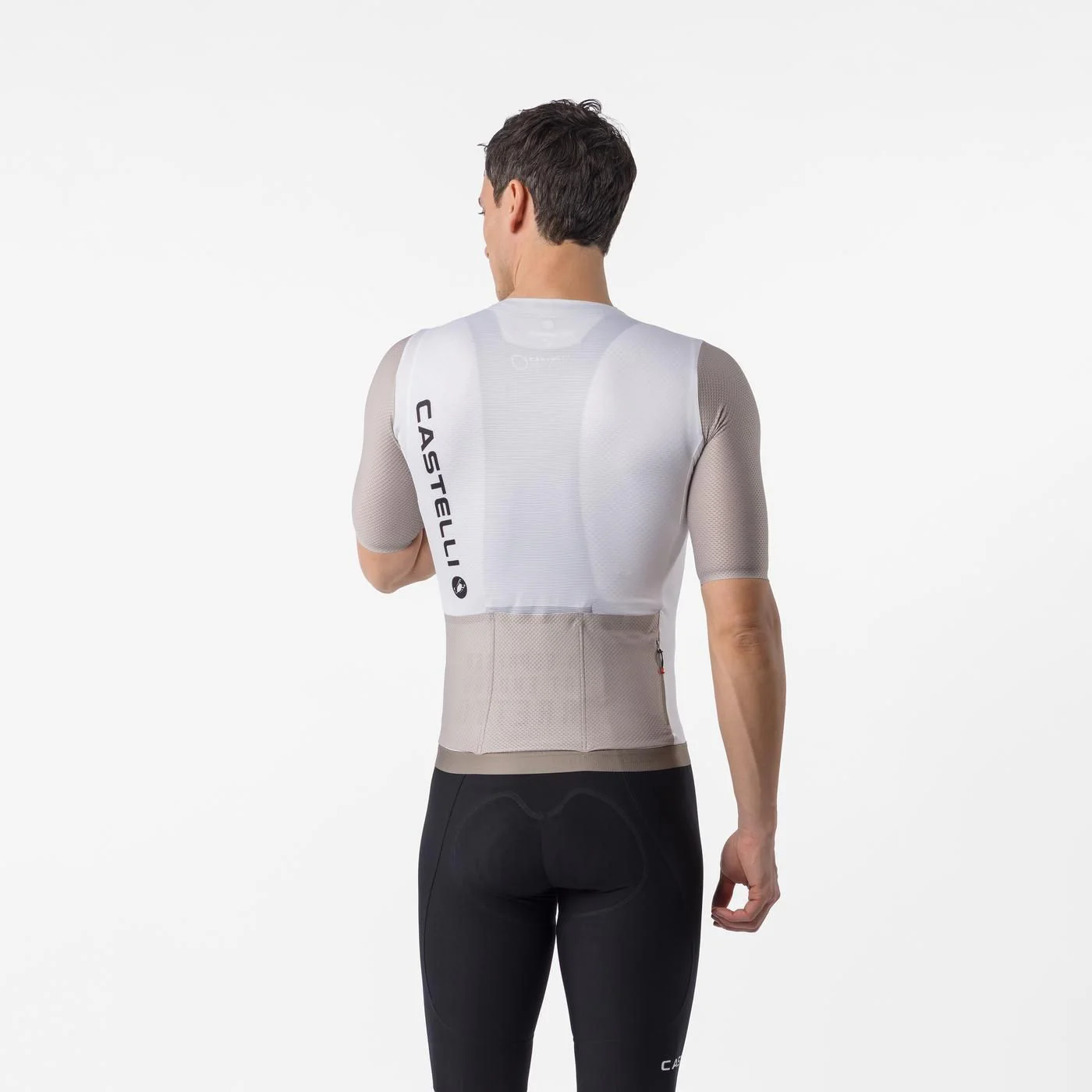 Maillot CASTELLI CORRETTO Manches Courtes Ivoire/Clay - Image 2