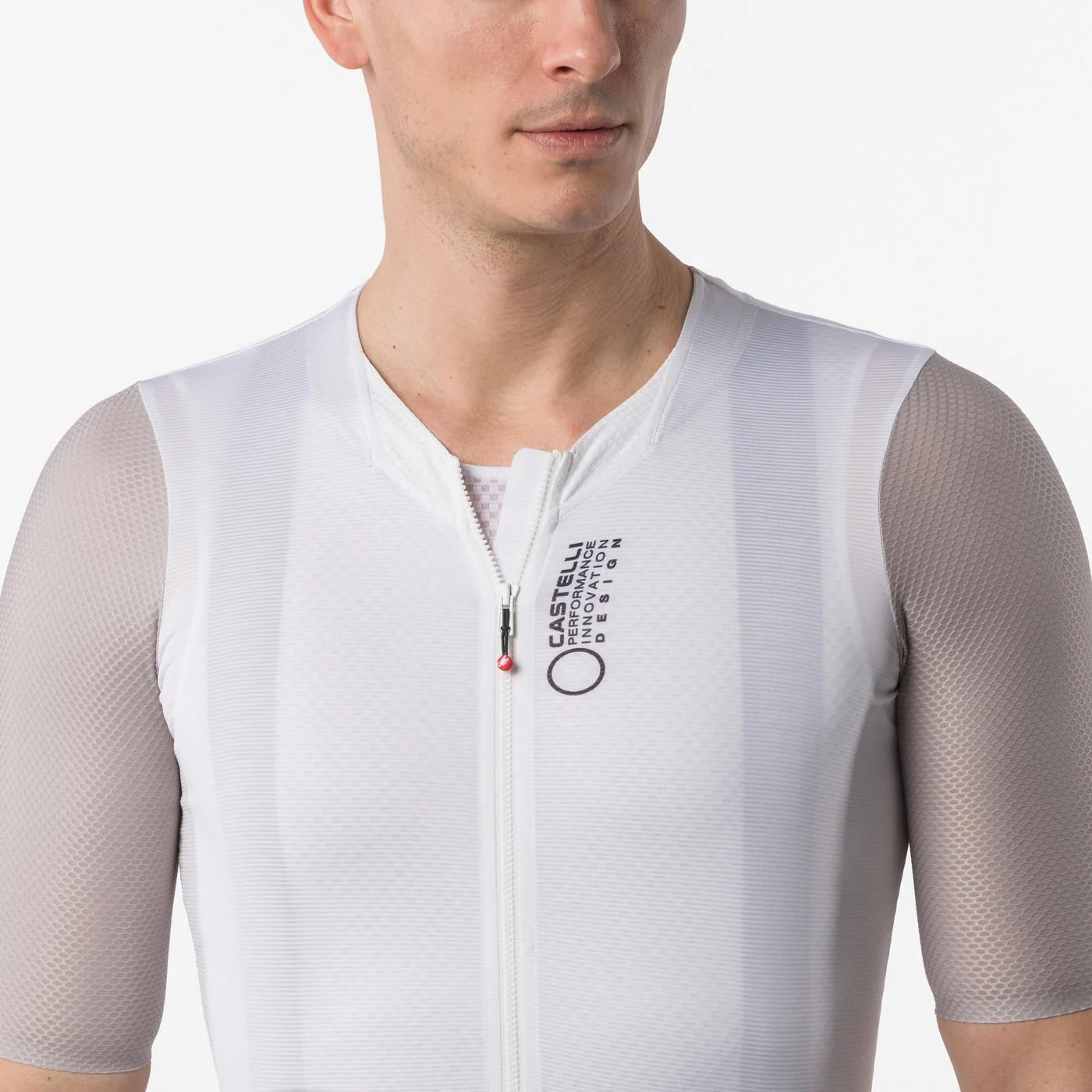 Maillot CASTELLI CORRETTO Manches Courtes Ivoire/Clay - Image 3