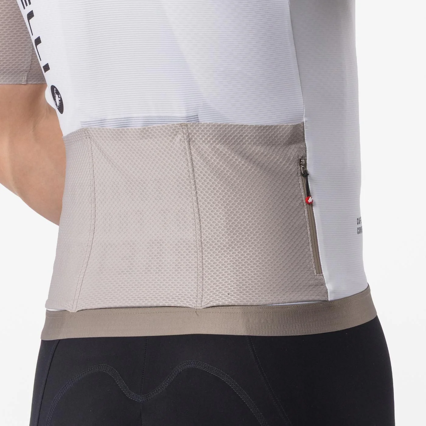 Maillot CASTELLI CORRETTO Manches Courtes Ivoire/Clay - Image 4