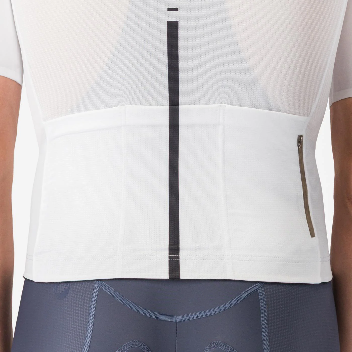 Maillot CASTELLI DRITTONE LOGO Manches Courtes Blanc - Image 3