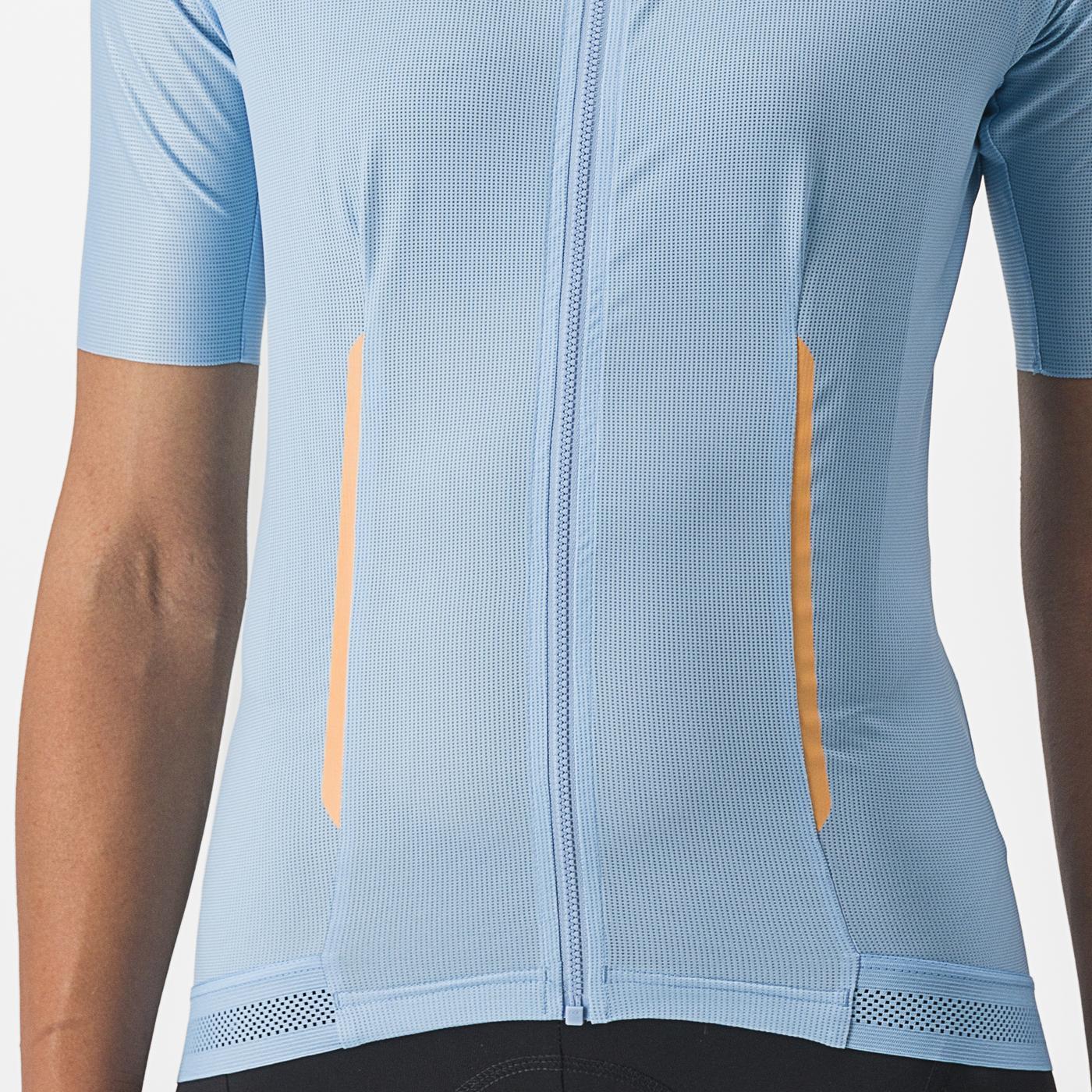 Maillot CASTELLI ENDURANCE W Femme Manches Courtes Bleu - Image 5
