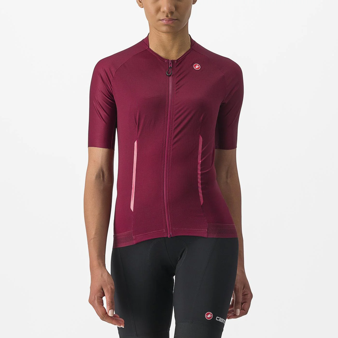 Maillot CASTELLI ENDURANCE W Femme Manches Courtes Bordeaux