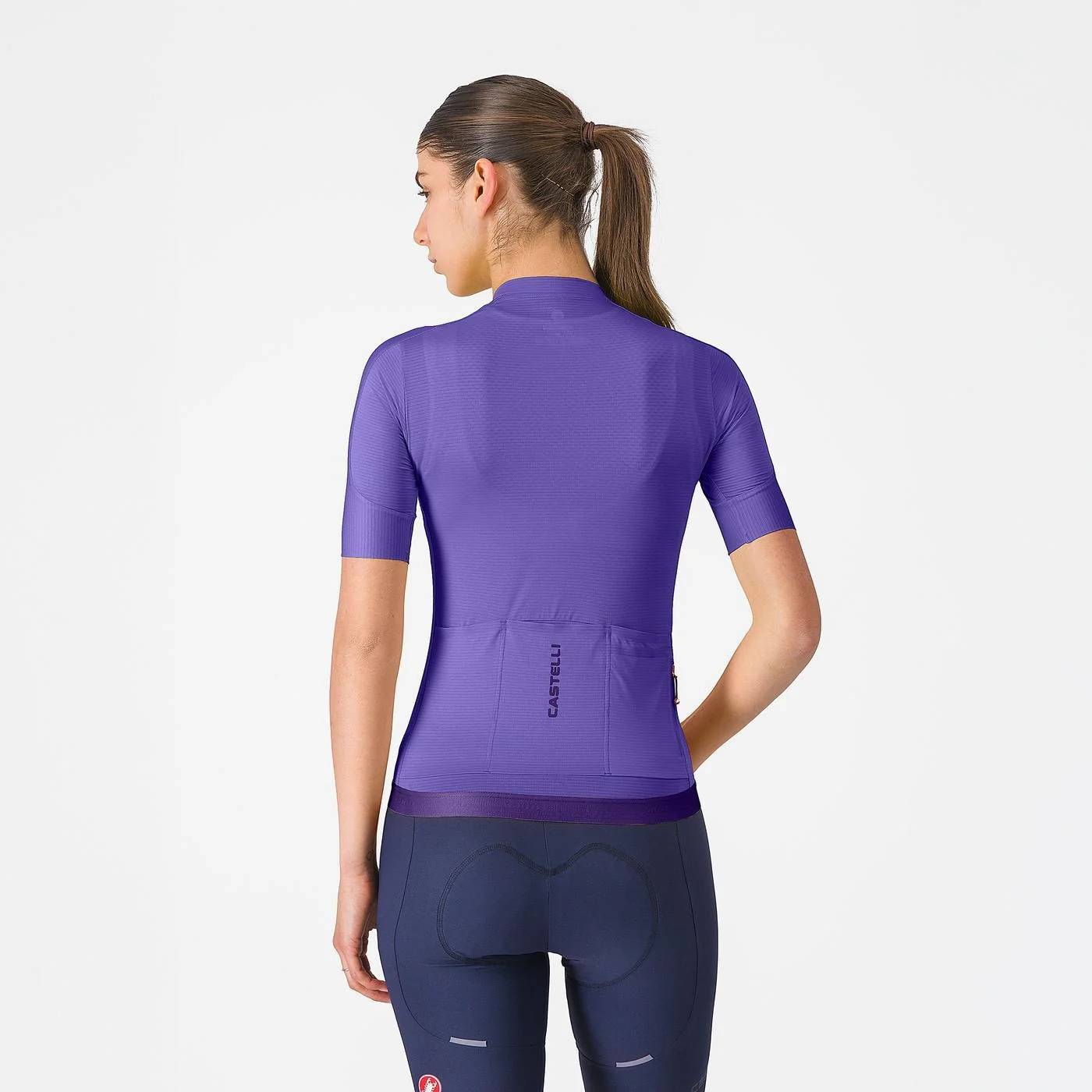 Maillot CASTELLI ESPRESSO 2 Femme Manches Courtes Violet - Image 2