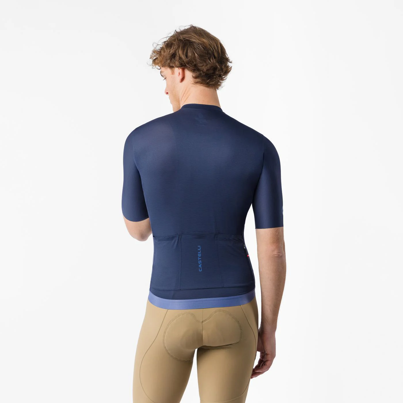 Maillot CASTELLI ESPRESSO 2 Manches Courtes Bleu - Image 2