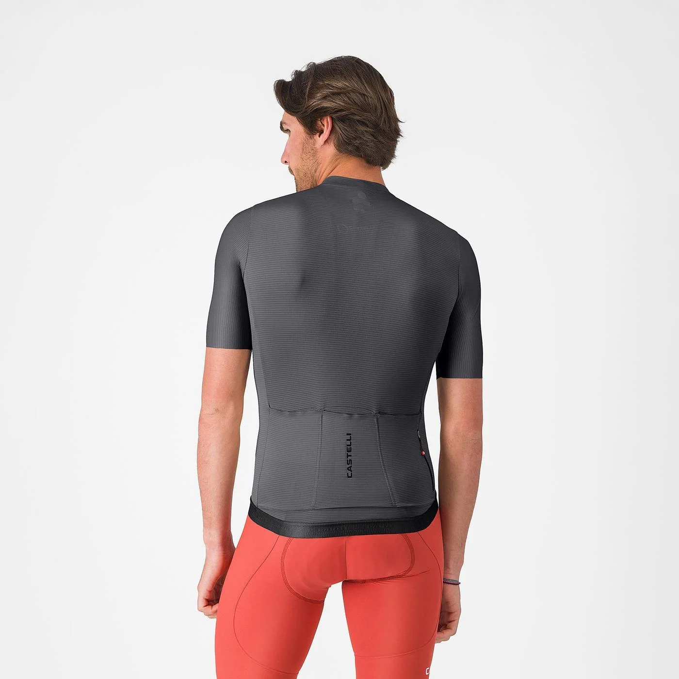 Maillot CASTELLI ESPRESSO 2 Manches Courtes Gris - Image 2