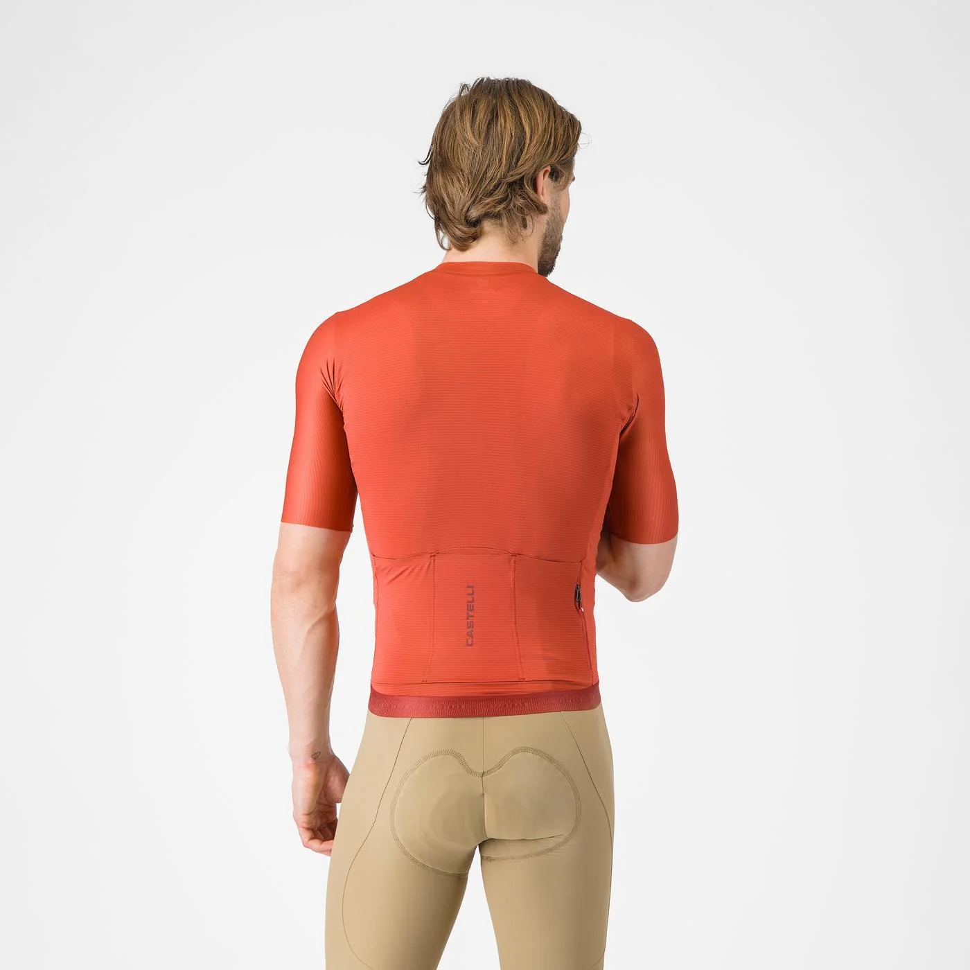 Maillot CASTELLI ESPRESSO 2 Manches Courtes Paprika - Image 2