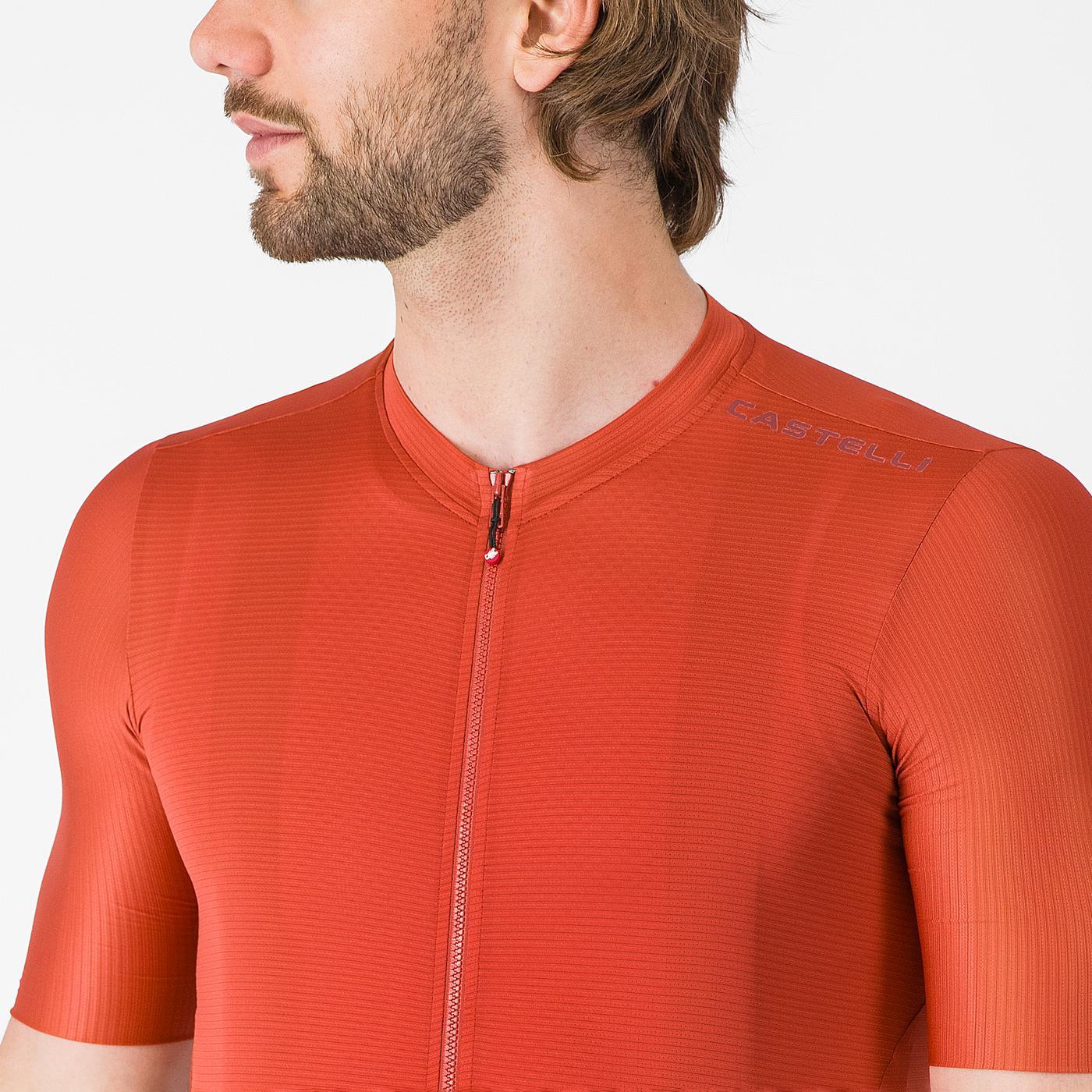 Maillot CASTELLI ESPRESSO 2 Manches Courtes Paprika - Image 3