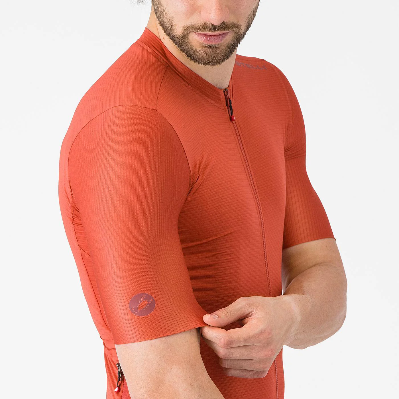 Maillot CASTELLI ESPRESSO 2 Manches Courtes Paprika - Image 5