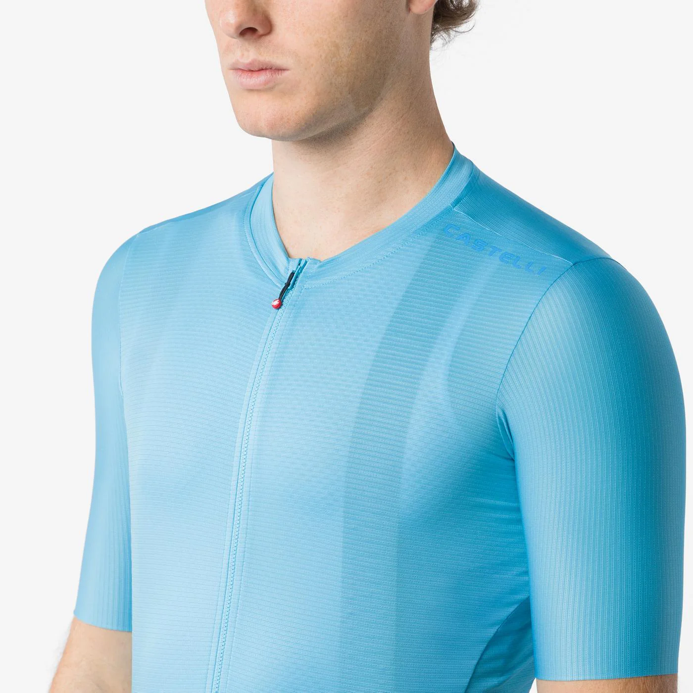 Maillot CASTELLI ESPRESSO 2 Manches Courtes Turquoise - Image 3