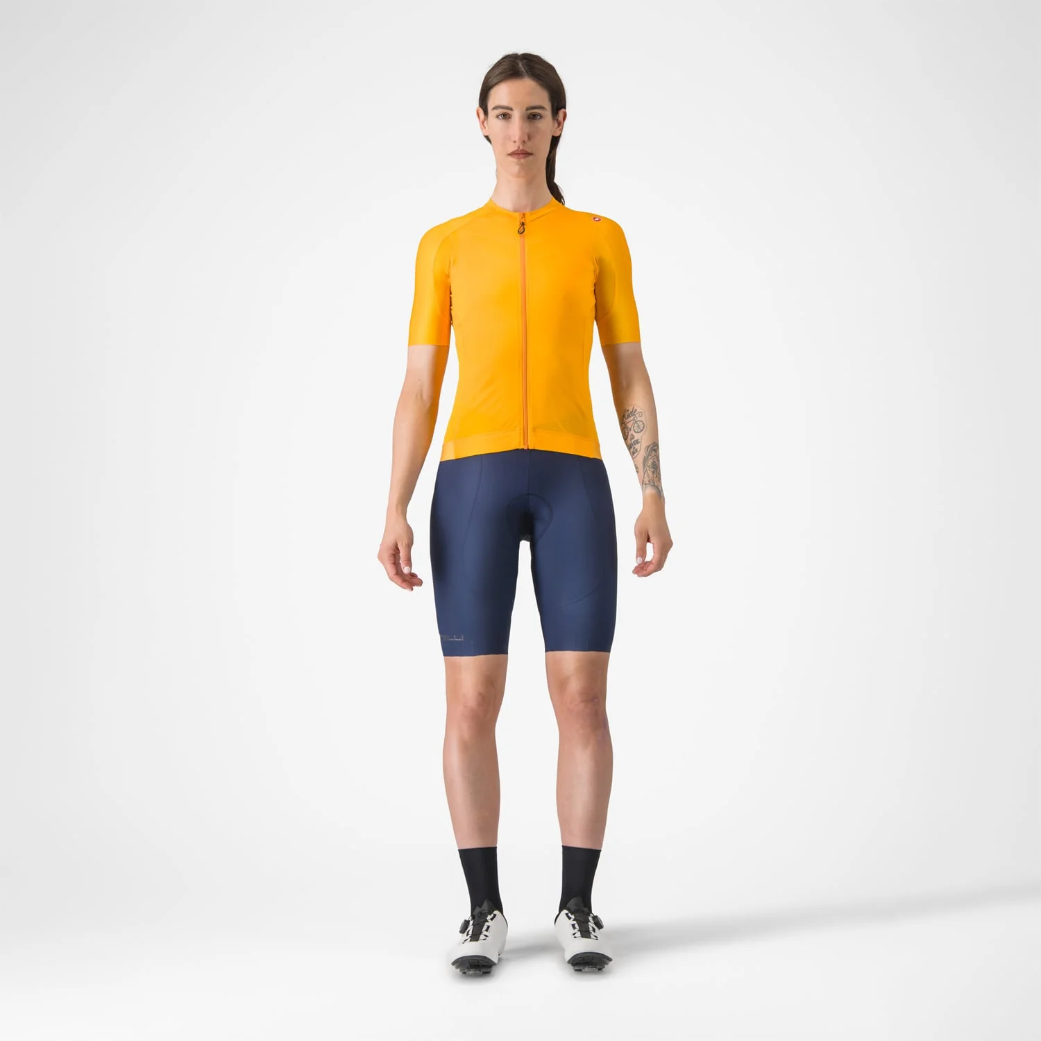 Maillot CASTELLI ESPRESSO Femme Manches Courtes Orange - Image 3