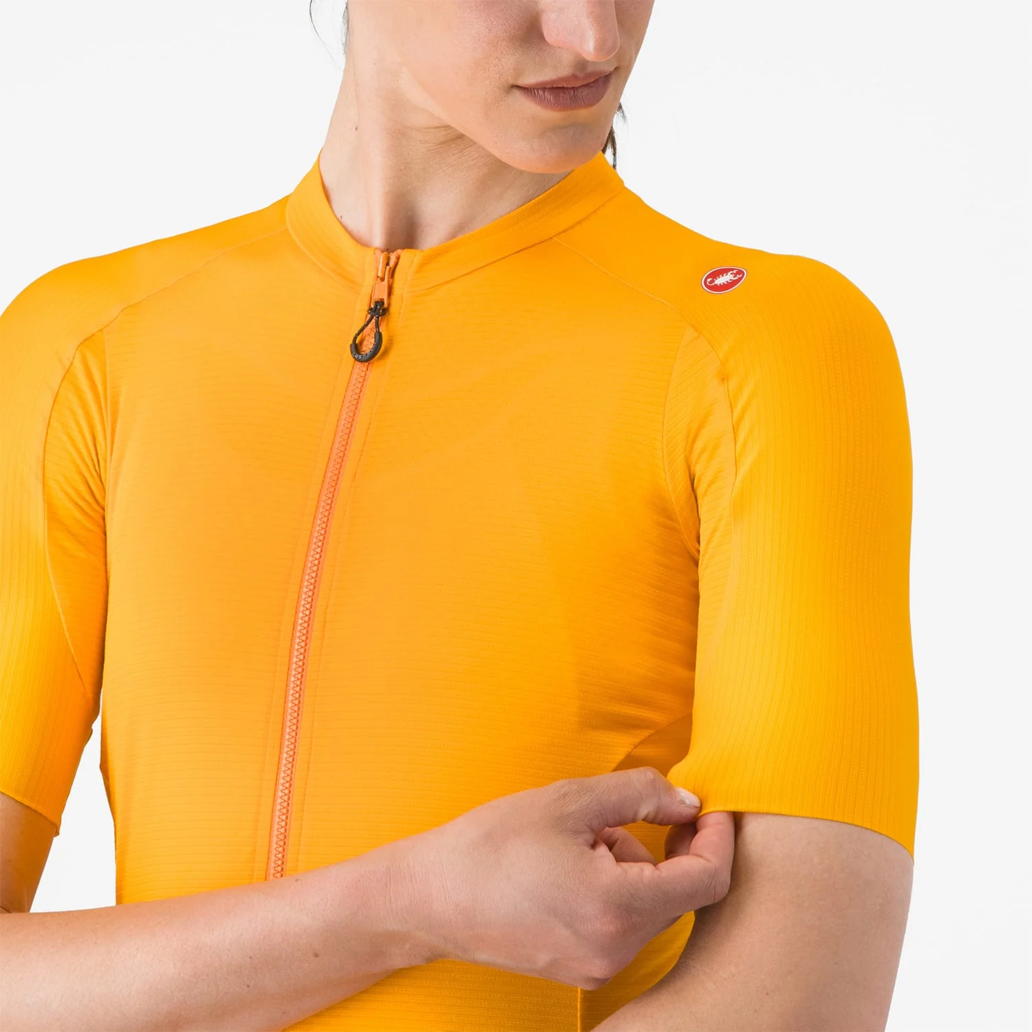 Maillot CASTELLI ESPRESSO Femme Manches Courtes Orange - Image 4