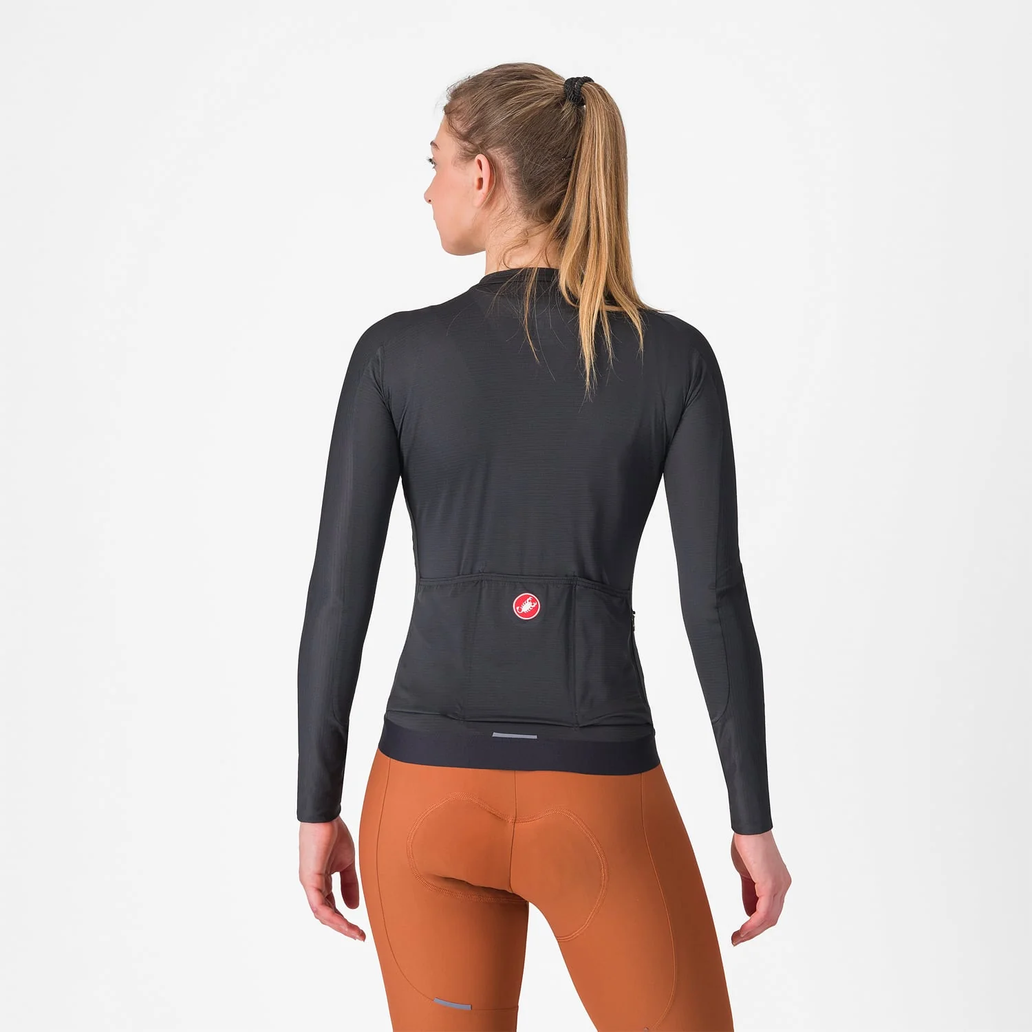 Maillot CASTELLI ESPRESSO Femme Manches Longues Noir - Image 5