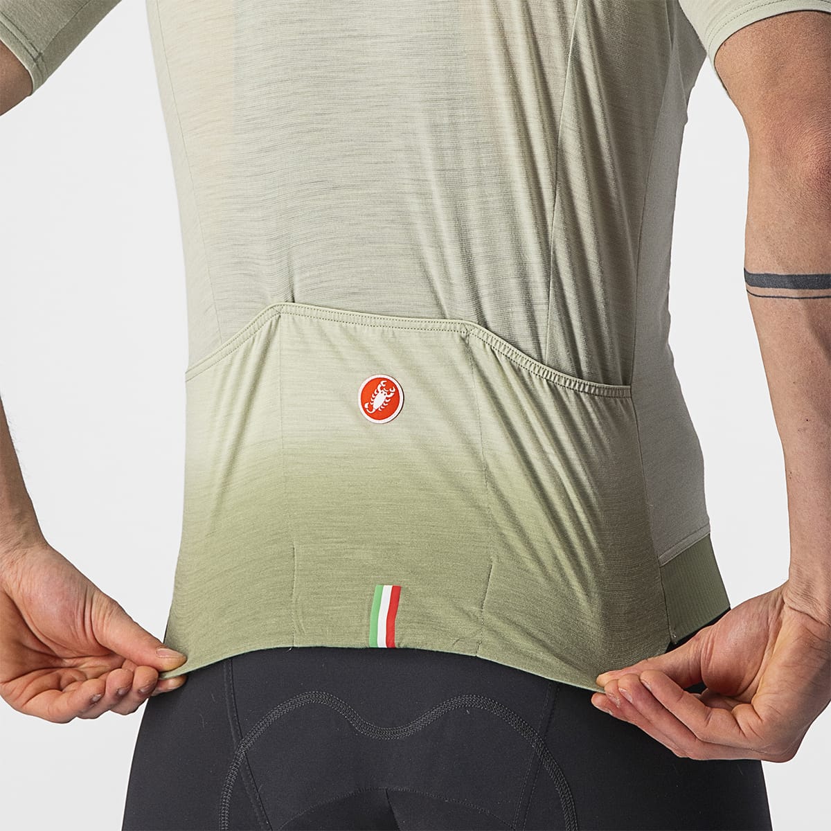 Maillot CASTELLI ESSENZA Manches Courtes Vert - Image 6
