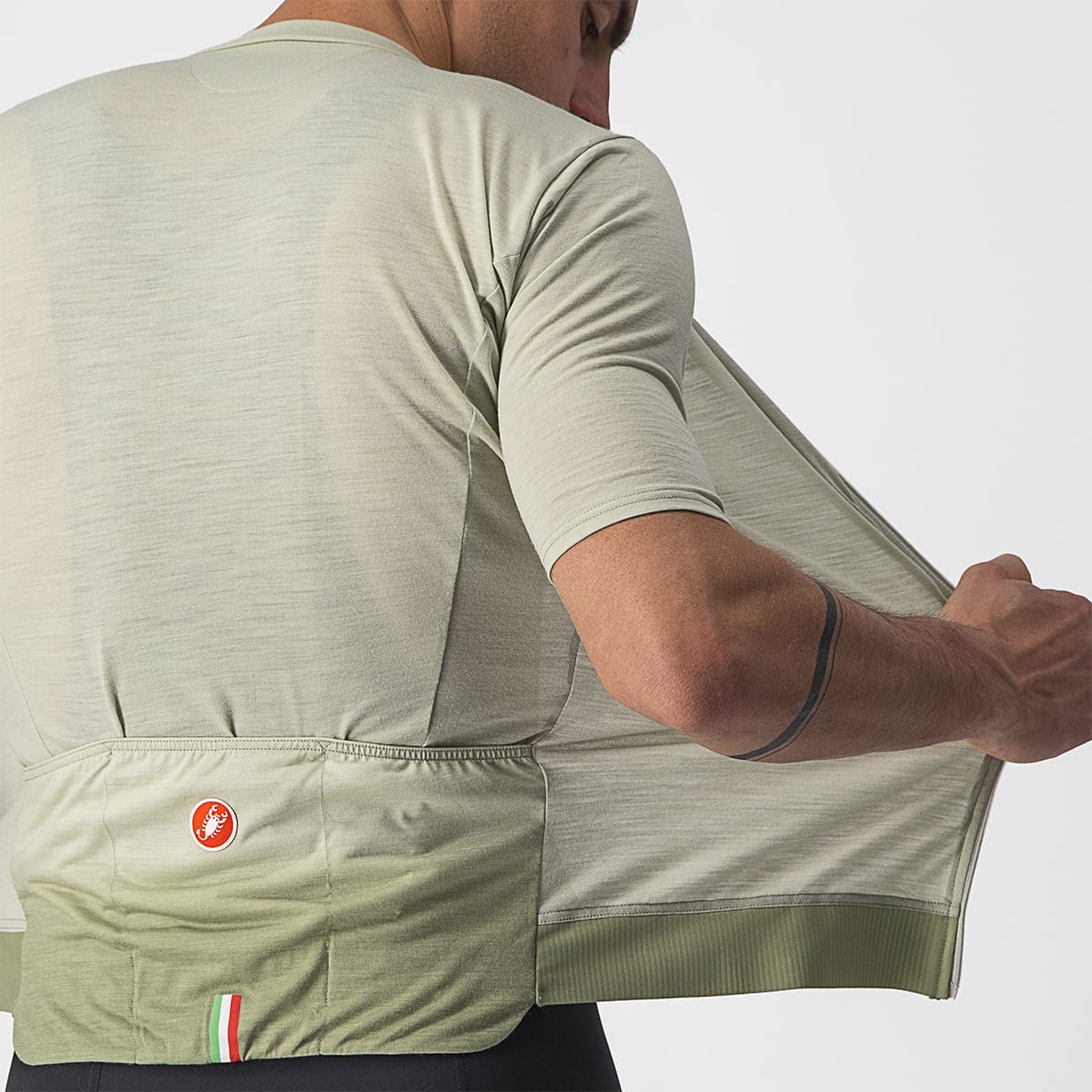 Maillot CASTELLI ESSENZA Manches Courtes Vert - Image 7
