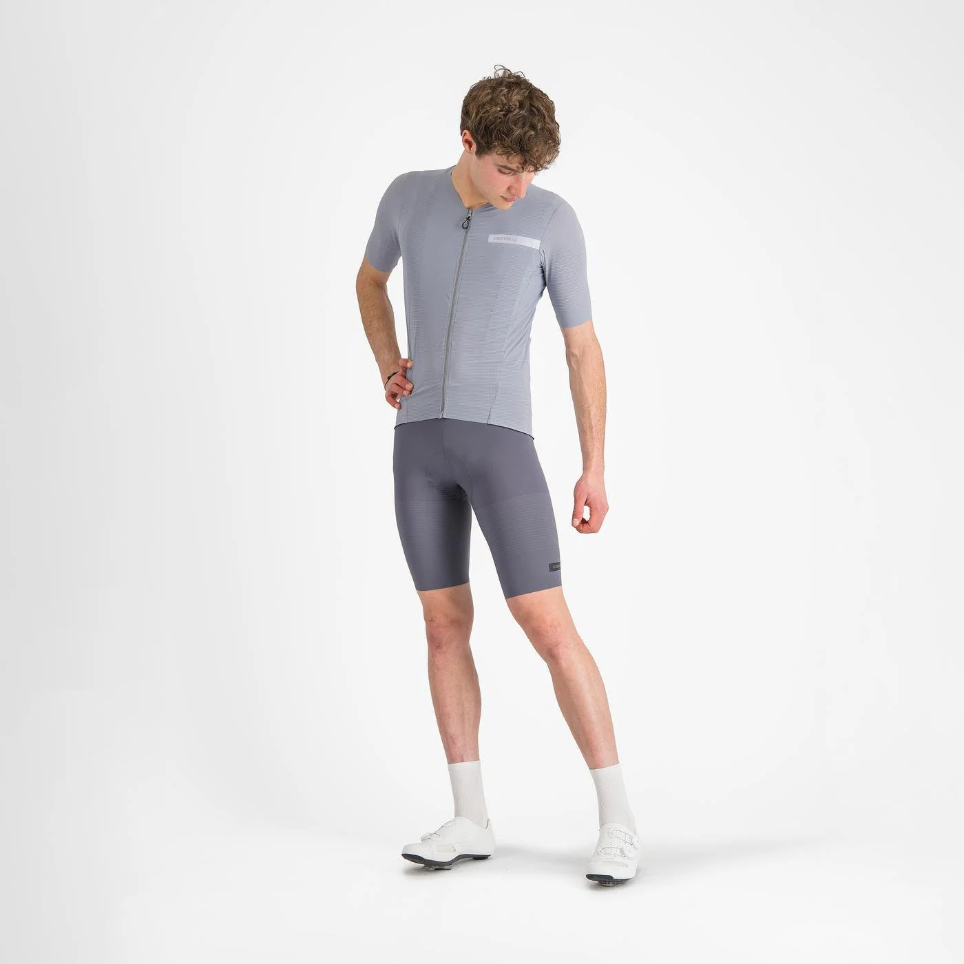 Maillot CASTELLI PREMIO EVO Manches Courtes Gris - Image 2