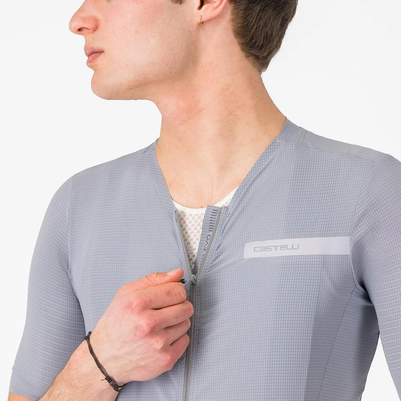 Maillot CASTELLI PREMIO EVO Manches Courtes Gris - Image 6