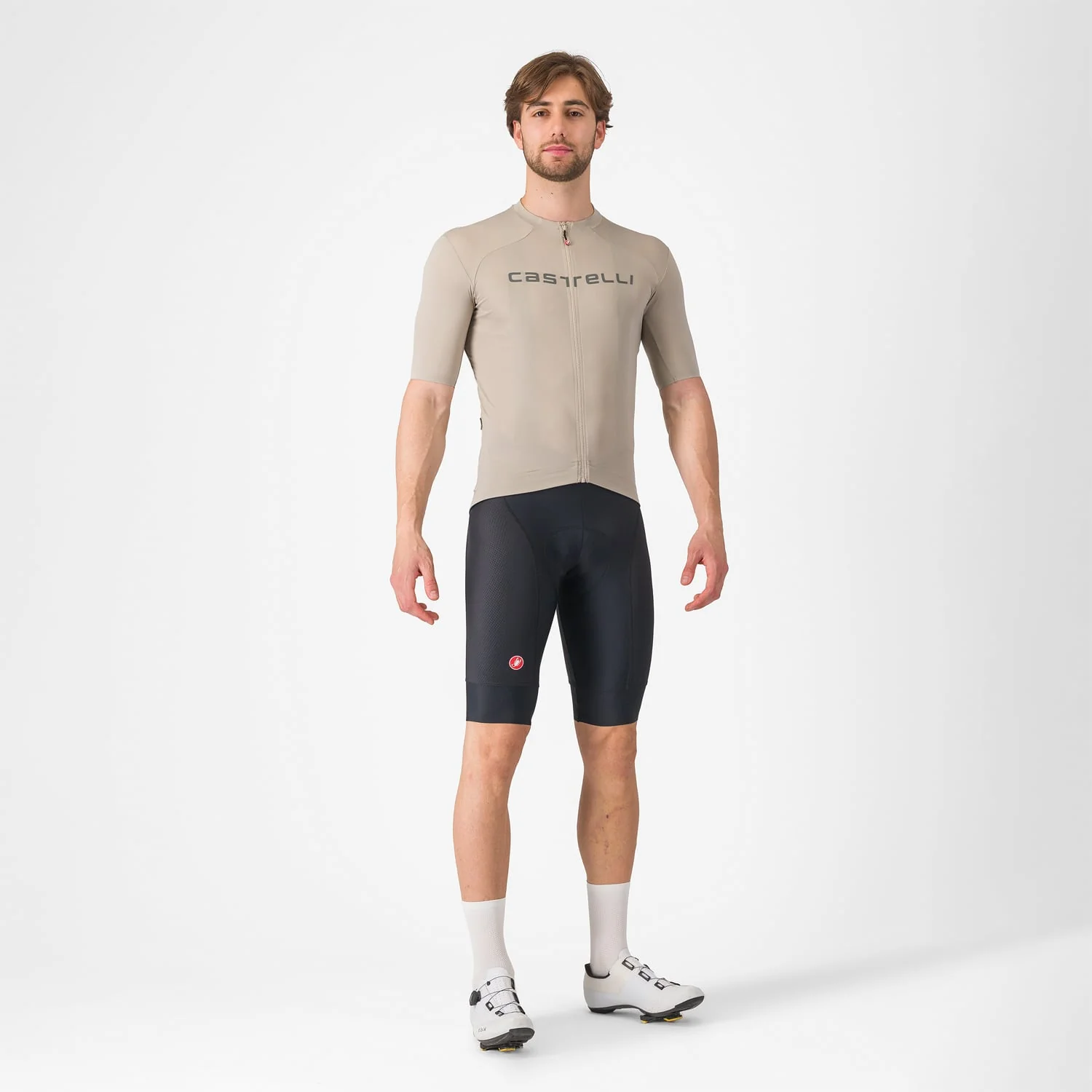 Maillot CASTELLI PROLOGO LITE Manches Courtes Beige - Image 3