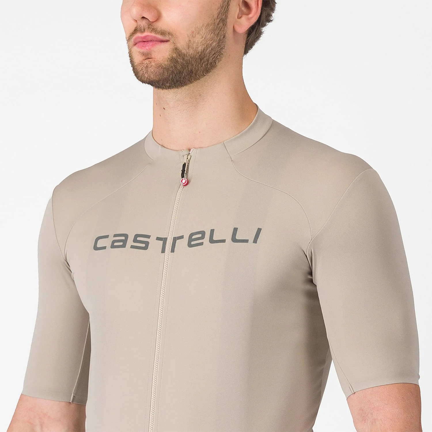 Maillot CASTELLI PROLOGO LITE Manches Courtes Beige - Image 7
