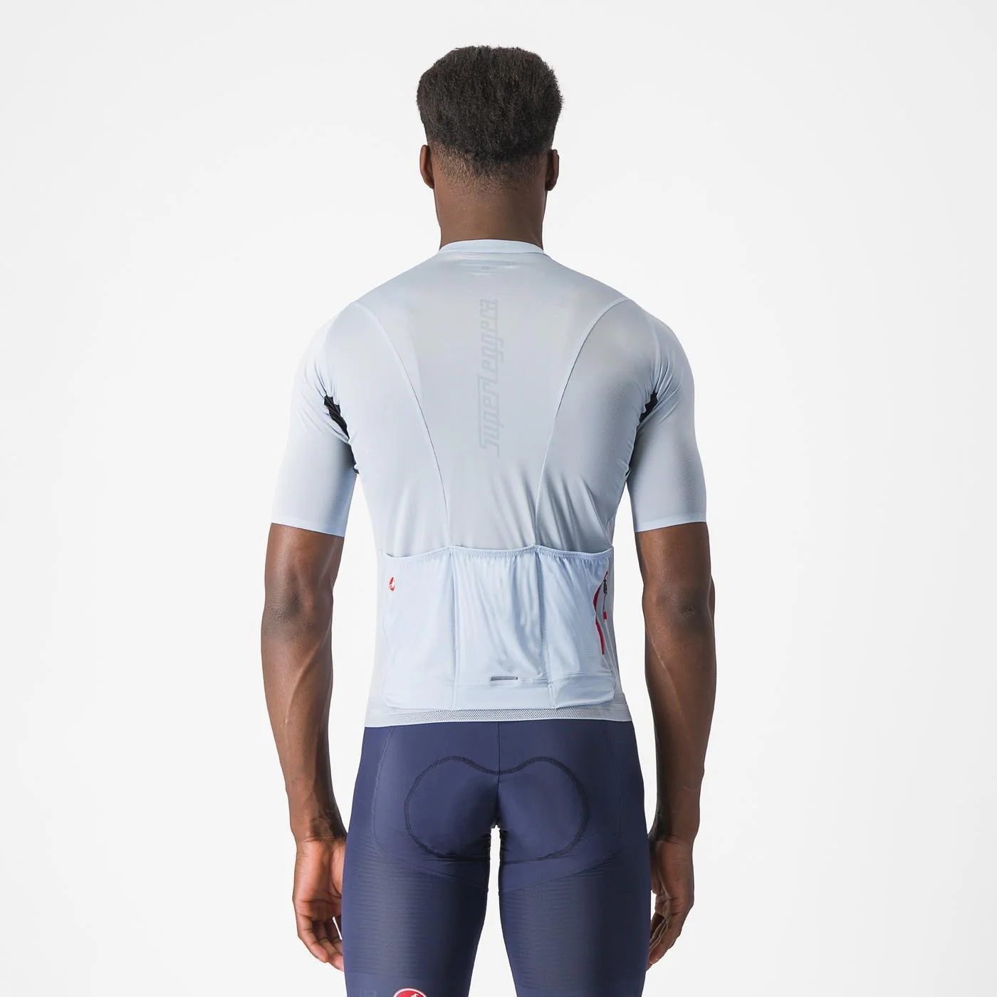 Maillot CASTELLI SUPERLEGGERA 3 Manches Courtes Bleu - Image 2