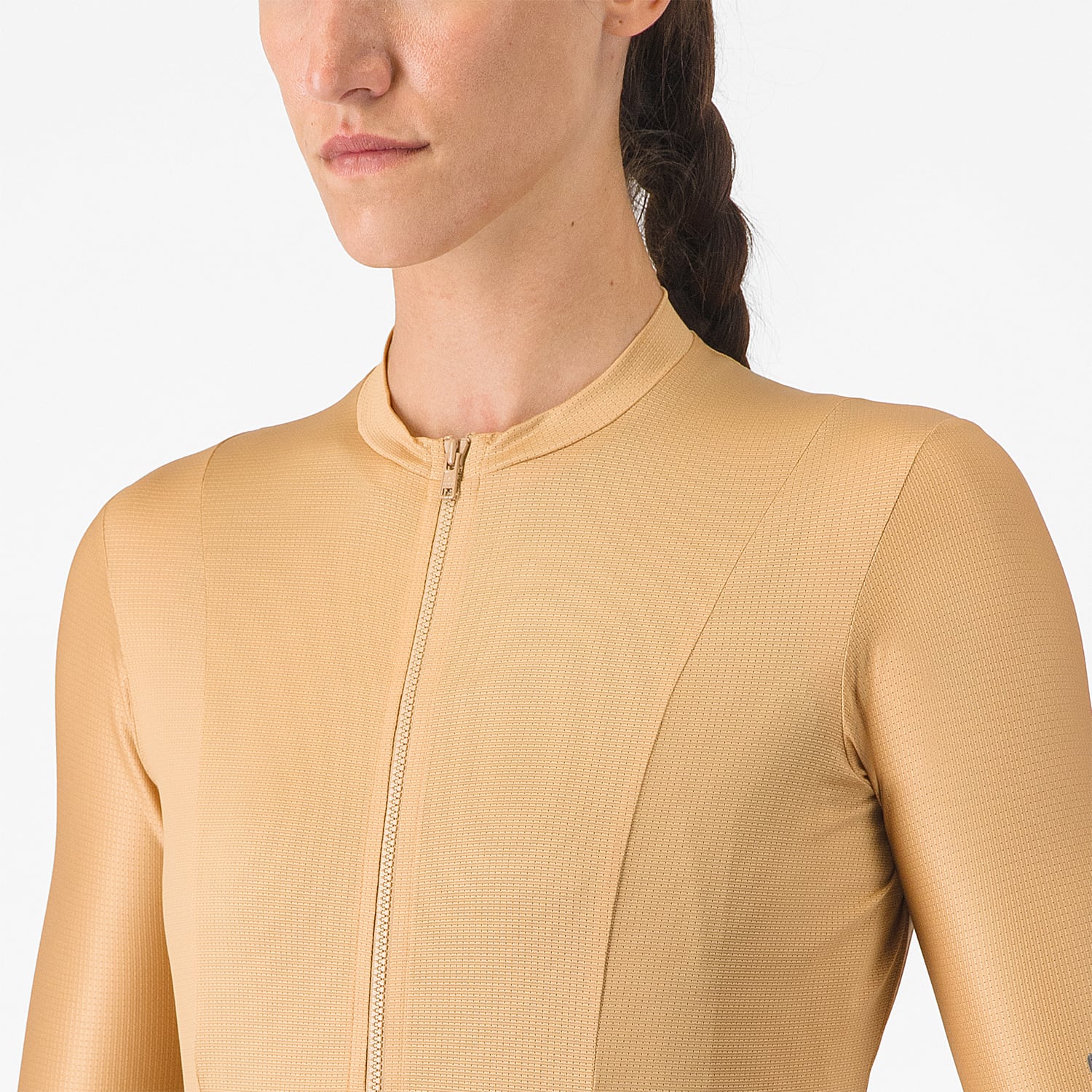 Maillot CASTELLI UNLIMITED Femme Manches Courtes Marron - Image 6