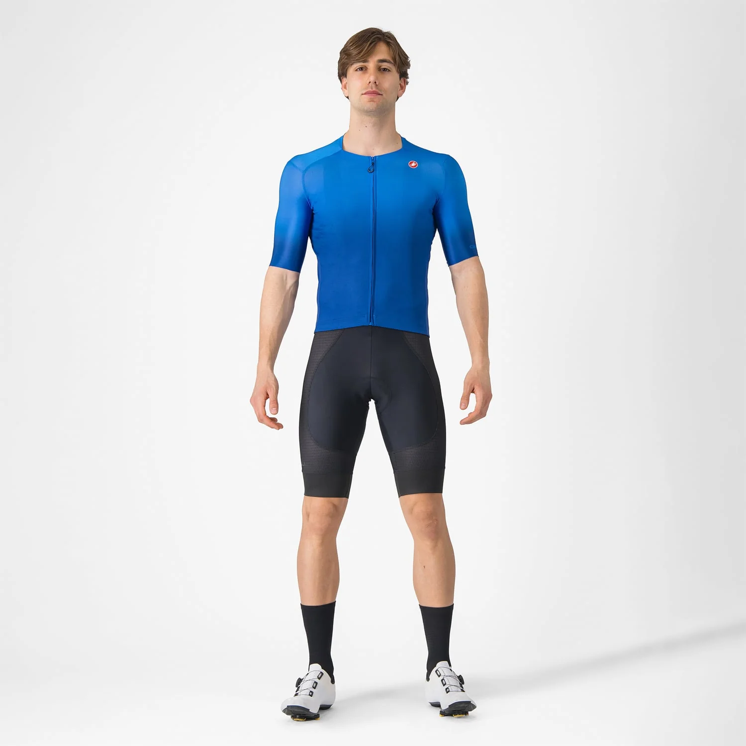 Maillot CASTELLI UPF Manches Courtes Bleu - Image 2