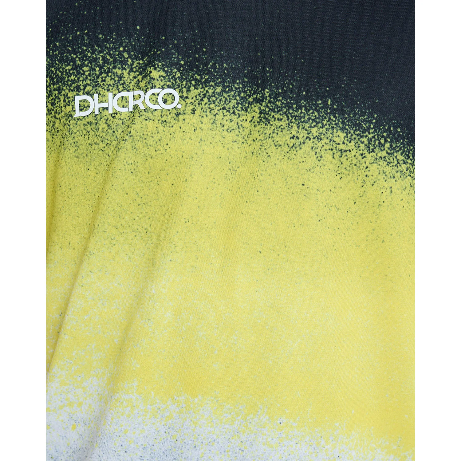 Maillot DHARCO ACID RAIN Manches Courtes Noir/Jaune - Image 6