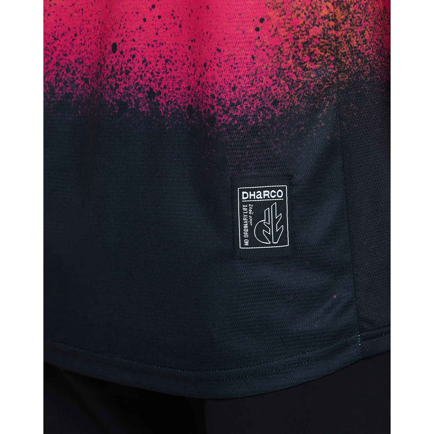 Maillot DHARCO BLACK SNAKE Manches Courtes Noir/Orange - Image 5
