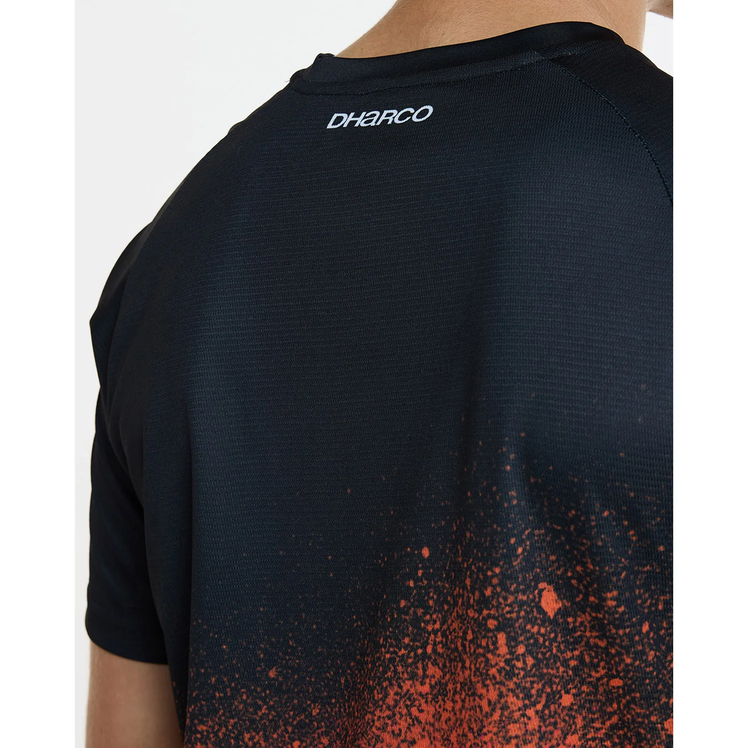 Maillot DHARCO BLACK SNAKE Manches Courtes Noir/Orange - Image 9