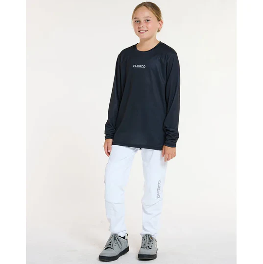 Maillot DHARCO GRAVITY THE DARKNESS Manches Longues Junior Noir - Image 4