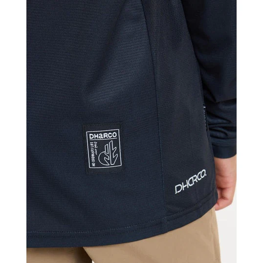 Maillot DHARCO GRAVITY THE DARKNESS Manches Longues Junior Noir - Image 6